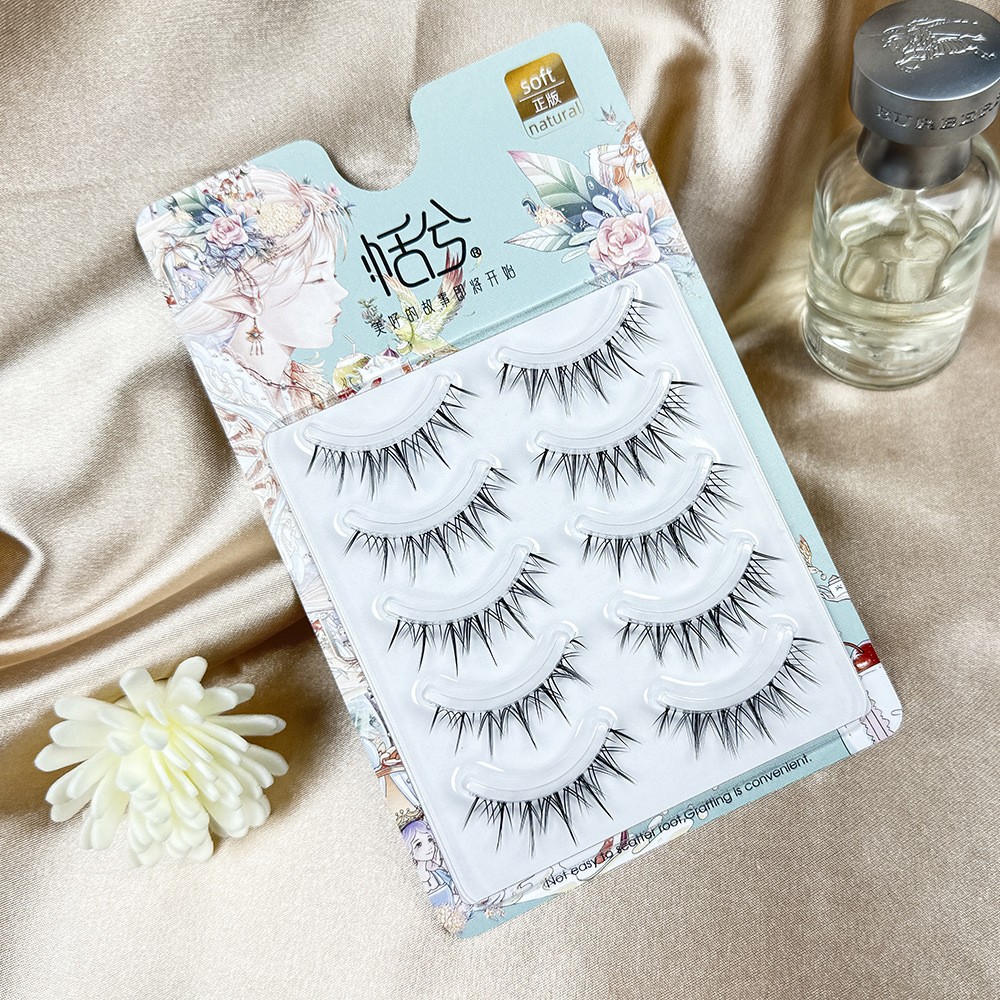 Makeup False Eyelashes for Dating & Parties - 12mm Natural Dense Lashes