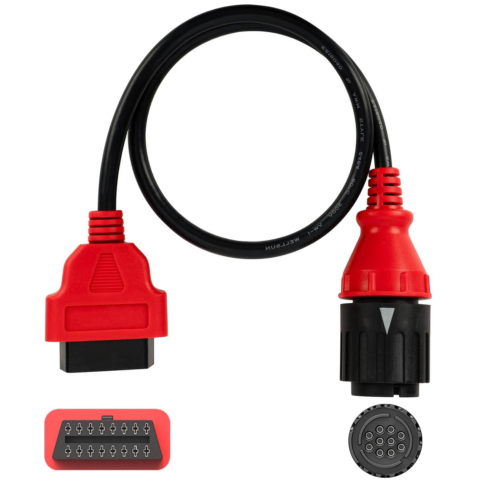 JUTA 10-PIN to 16-PIN OBD2 Adapter fit for BMW Motorcycles Year 1996 2016...