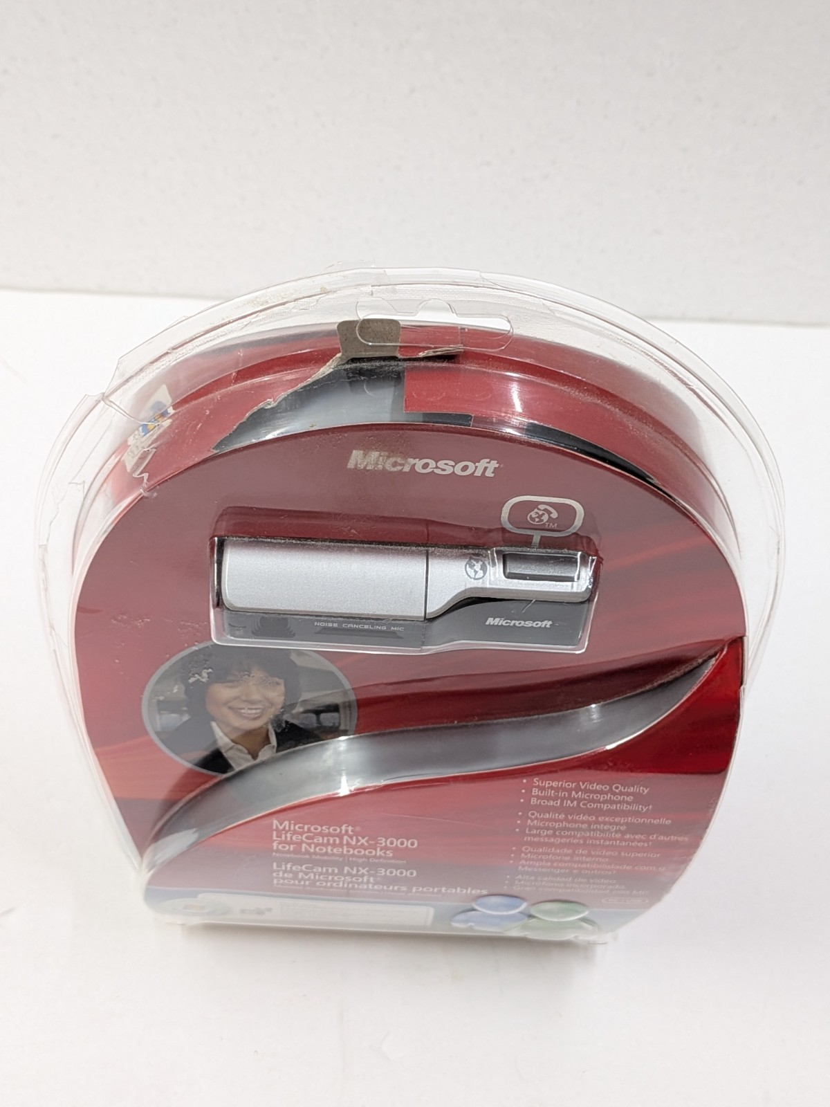 Microsoft LifeCam USB Notebook Webcam NEW NX-3000 READ!