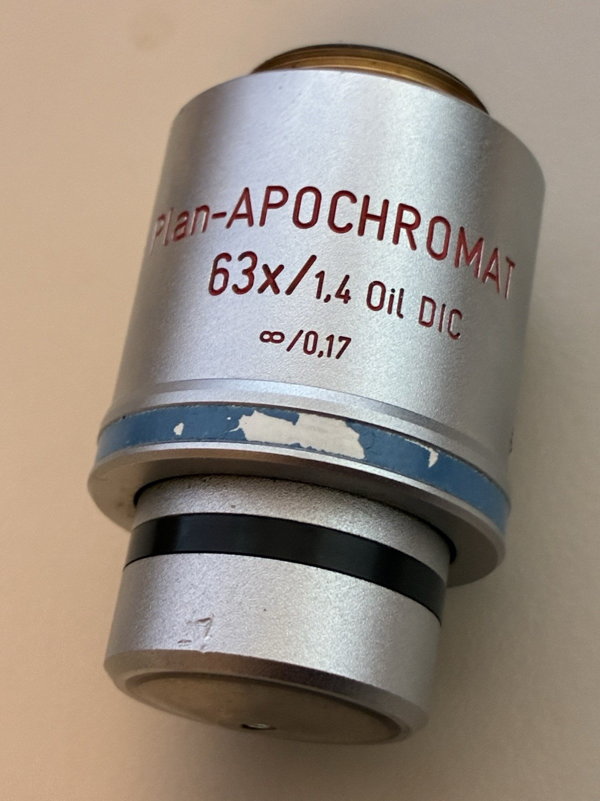 zeiss Plan-APOCHROMAT 63x/1.4 oil DIC microscope objective