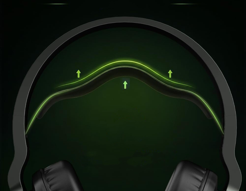 Headset - Wirelkess Gaming with Microphone - Unique Headband