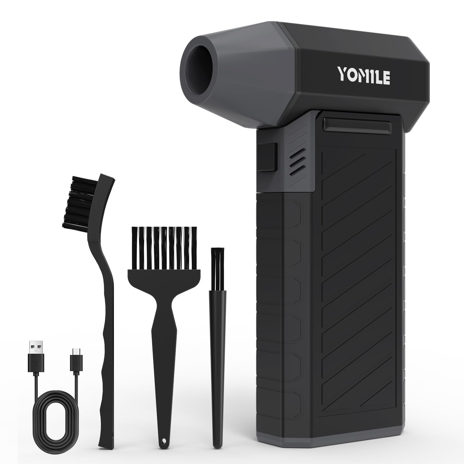 Electric air Duster - 300000RPM Brushless 3 Speeds Turbo Fan JetFan, 10500mAh...