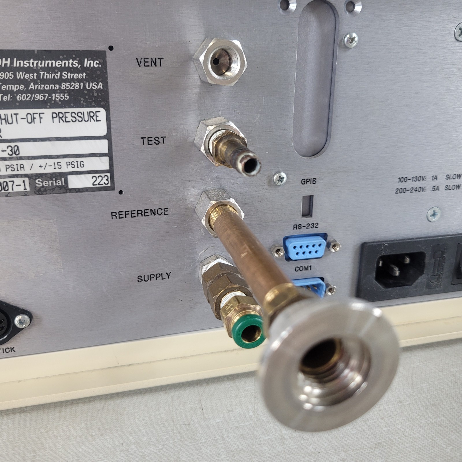 TESTED: DH Instruments PPC1-30 Pressure Controller PPCI Vacuum-30PSIA Calibrator