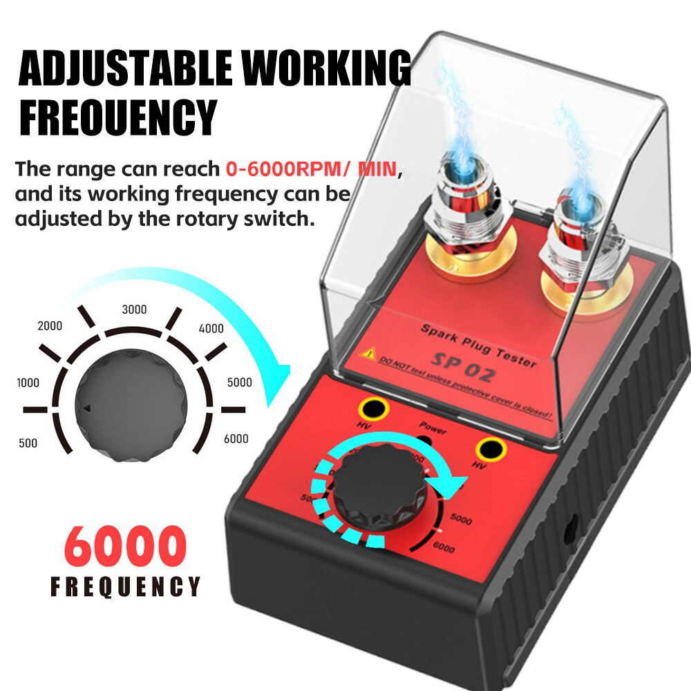 Car Gasoline Spark Plug Tester Auto Ignition System Tester Diagnostic Test Tool