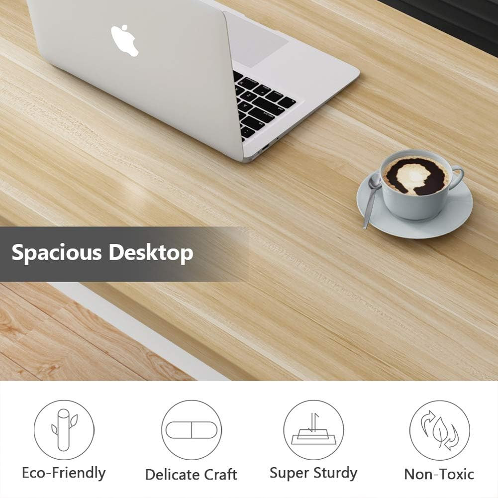 Tribesigns Computer Desk, 47 Inch Modern Simple Office Desk Computer Table Study
