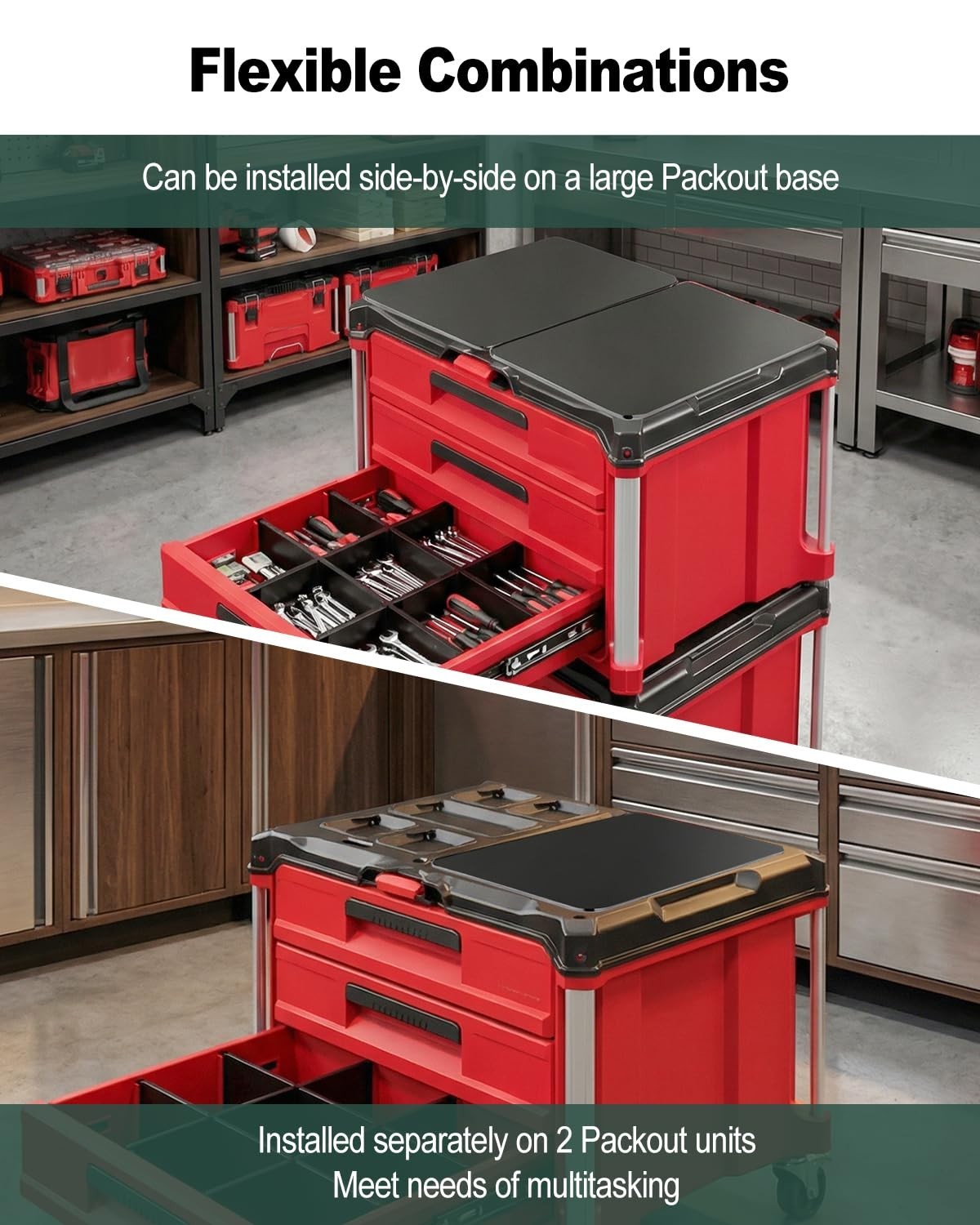 Heavy Duty Portable Work Surface Table for Tool Organization & Writing, Waterpro