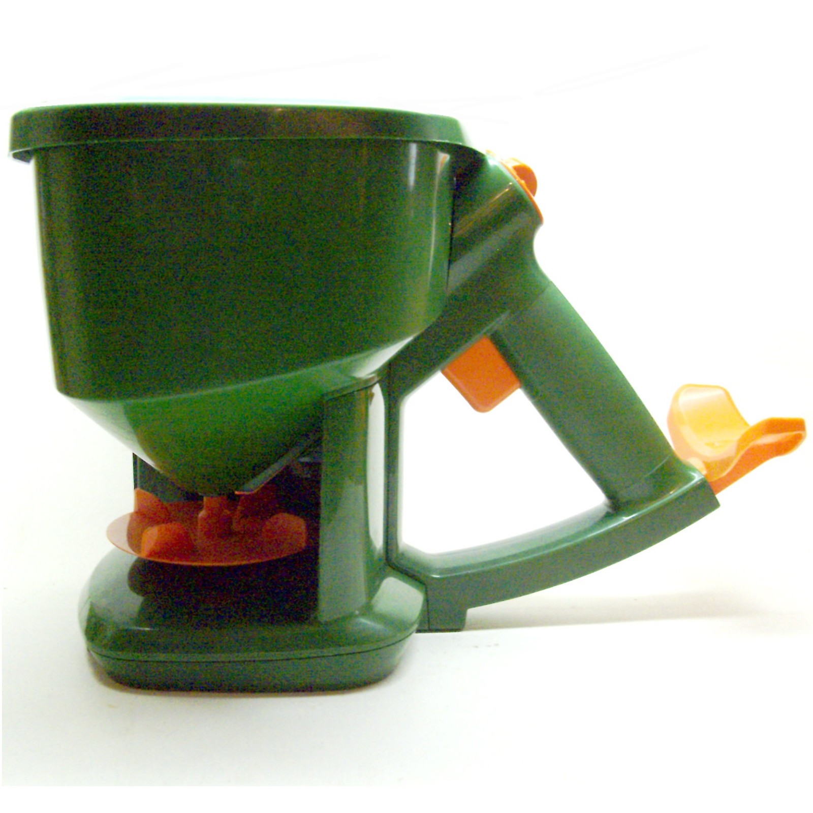 Scotts WHIRL HAND-POWERED Walk Behind Broadcast Seed SPREADER Grass Fertilizer +