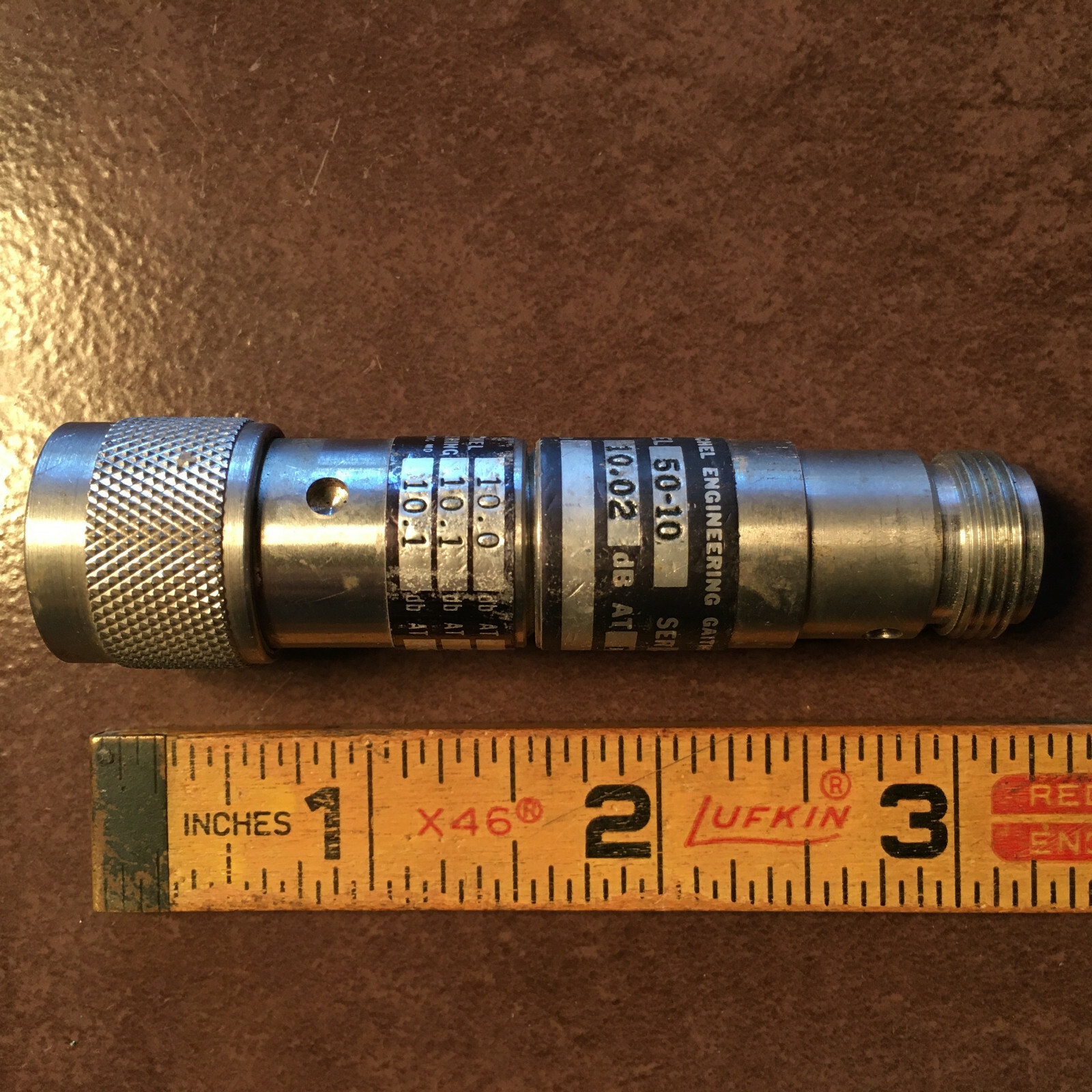 Weinschel Engineering 50-10 Attenuator, sn H3967