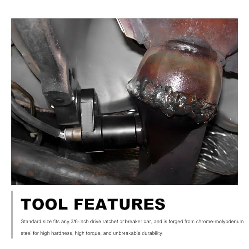 Offset Oxygen Sensor Socket, 3/8-Inch Drive by 7/8-Inch 22mm Offset O2 Sensor
