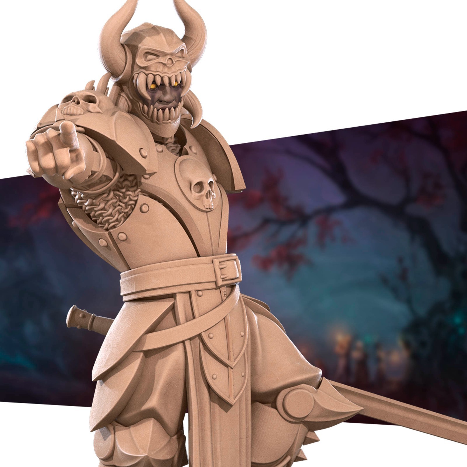 Human Fighter - Bhaalspawn Sarevok - Bite the Bullet - Dungeons and Dragons