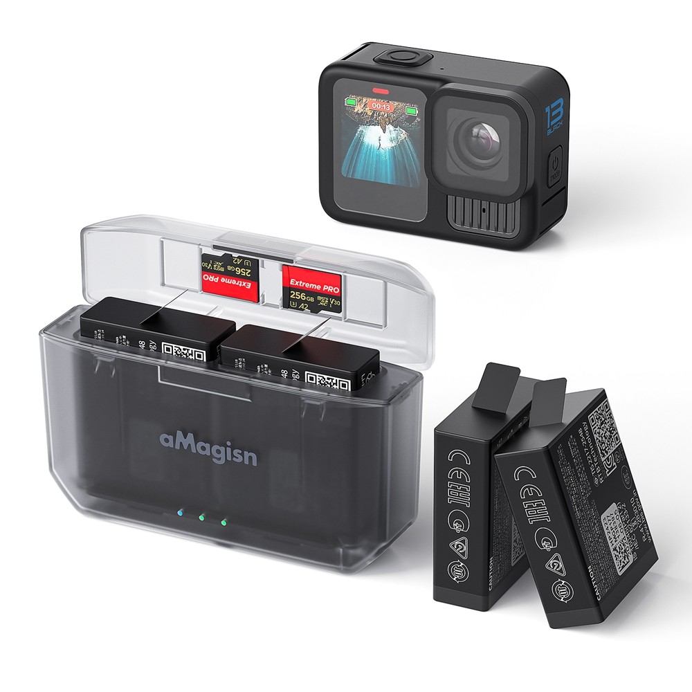 Fast Charging Case for GoPro Hero13 Charge Box Battery Charge Storage Station