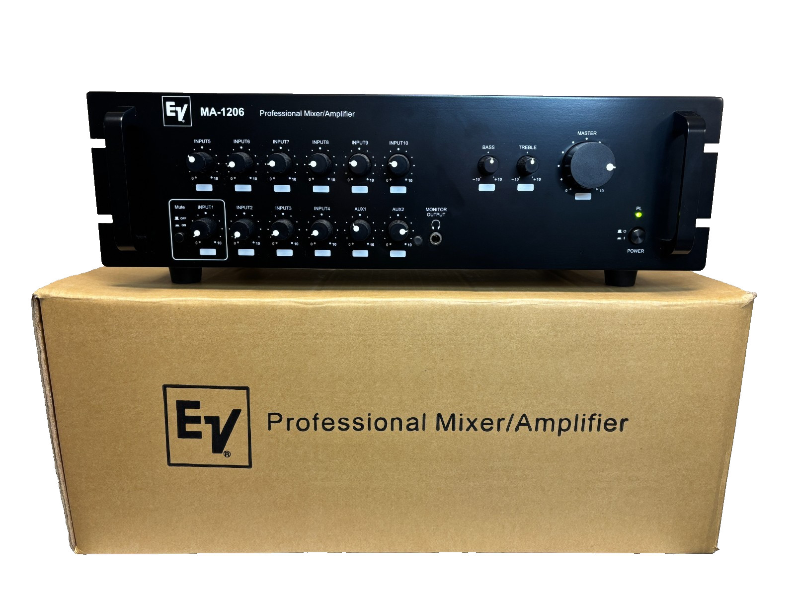 Electro-Voice MA-1206, 12-Input Mixer / Amplifier-60W x 12 - New Open Box