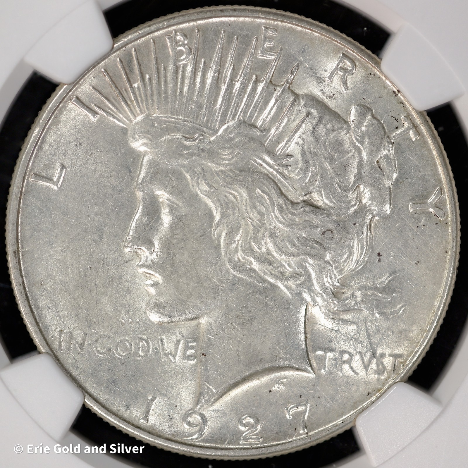 1927-S $1 Peace Silver Dollar NGC AU 53