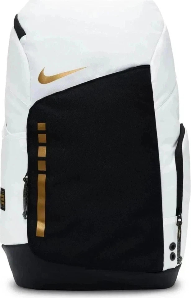Nike Hoops Elite Pro Backpack 32L DX9786-100 White Gold For Basketball New