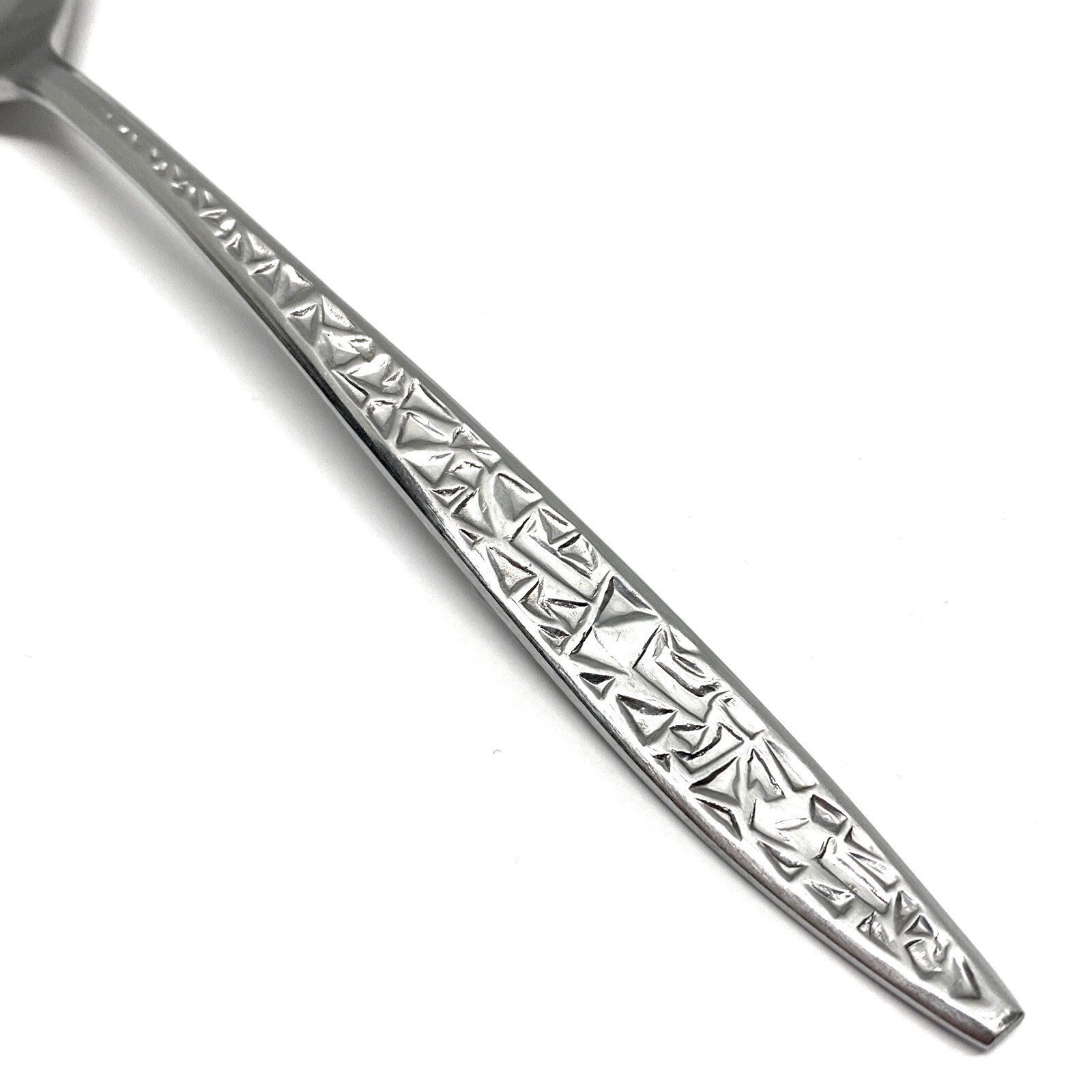 Ekco Eterna BALBOA Stainless Glossy Geometric Pattern Silverware Flatware CHOICE