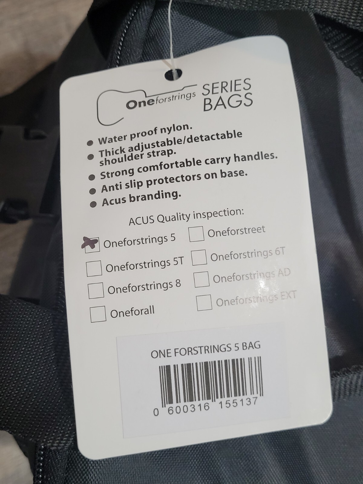 Acus One ForStrings 5 Storage Bag