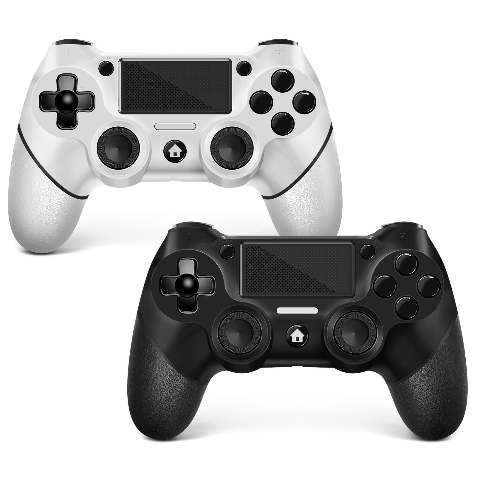 2 Pack for PS4 Controller, Wireless Controller for PS4/Pro/Slim/PC, with NonS...