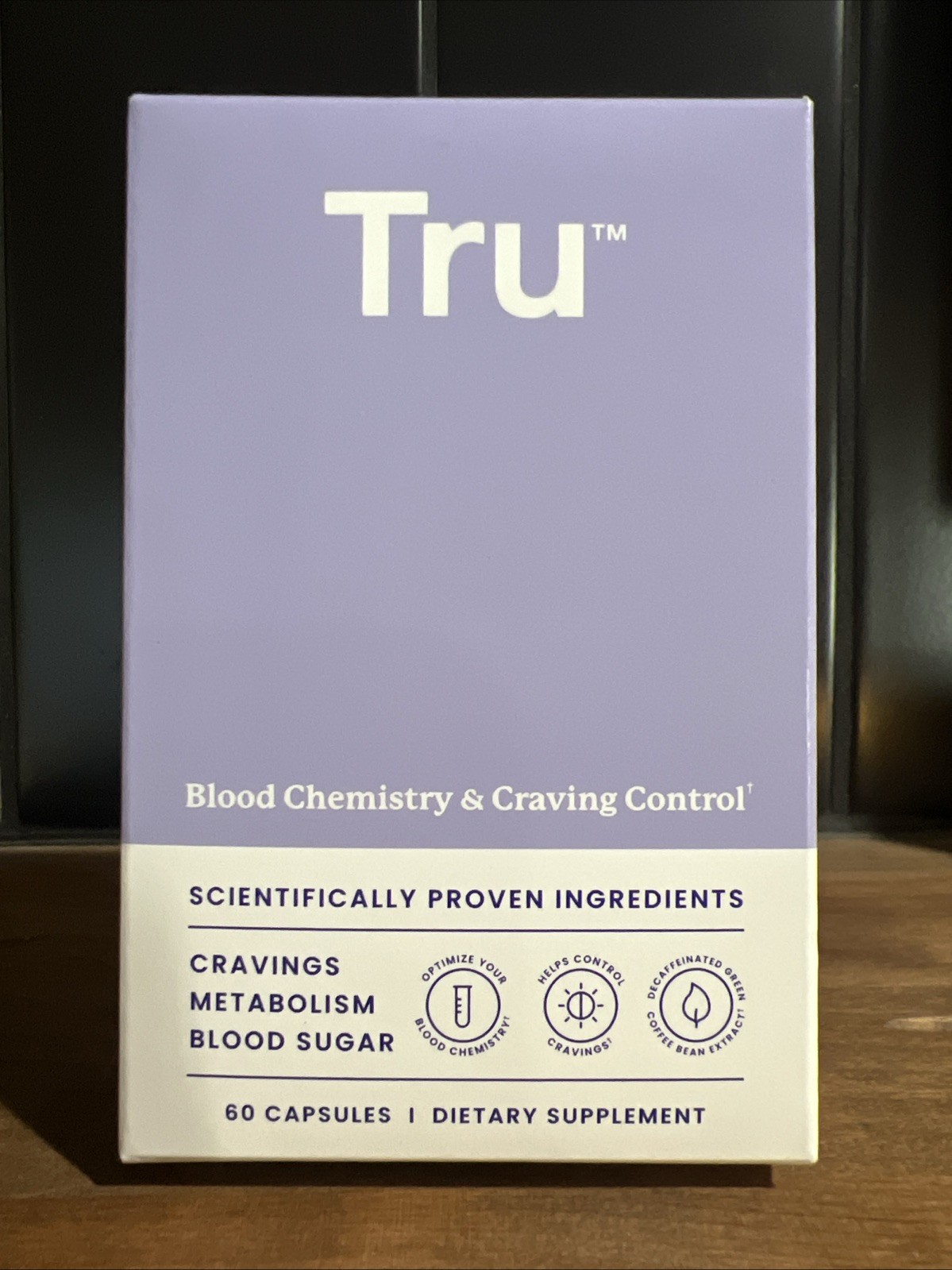 Truvy TRU for Blood Chemistry & Craving Control 60 Capsules - New/Sealed!