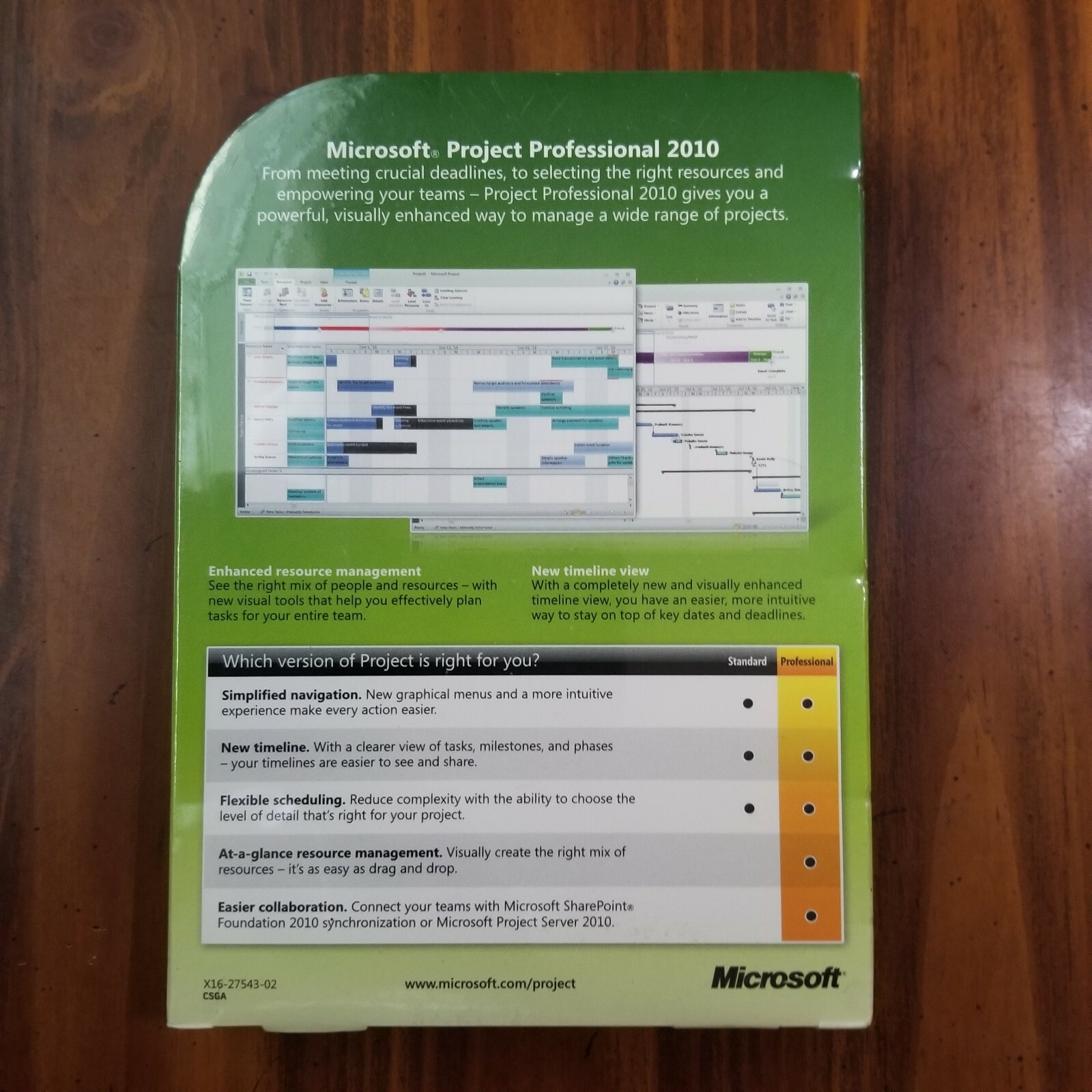 NEW Microsoft Project Professional 2010 Full Version RETAIL SEALED Box