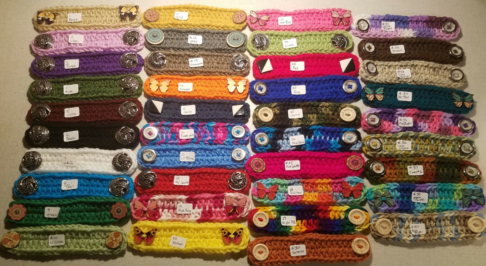 Choose 10 Ear Savers Crochet Ear Protector Face Mask Helpers Extender Guard MED