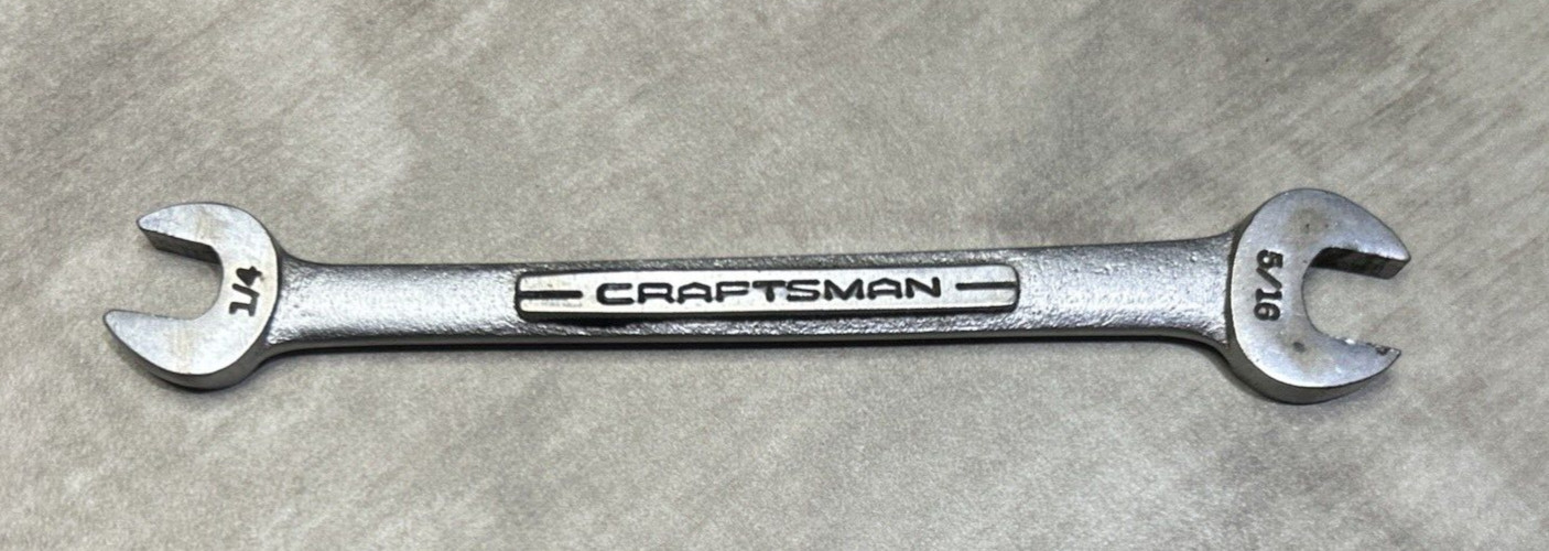 Vintage Craftsman 1/4" x 5/16" Double Open End Wrench