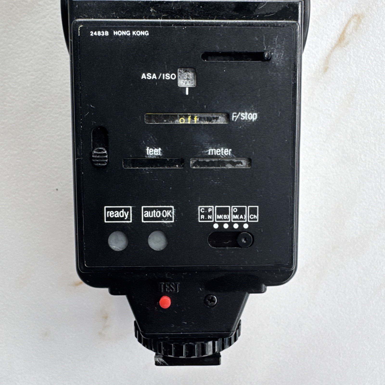 Sunpak Auto 144D Thyristor Shoe Mount Camera Flash Tested Working Vintage