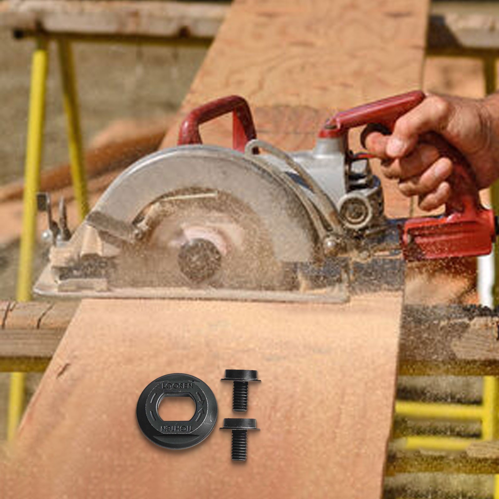 Circular Saw Outer Flange and Bolt Replacement Parts for Models DCS391 DCS367