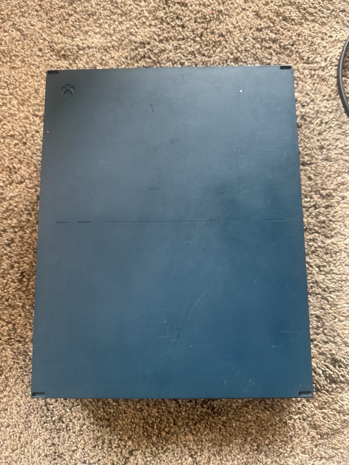 Microsoft Xbox One S Console Only And Power Cord Working Deep Blue Teal