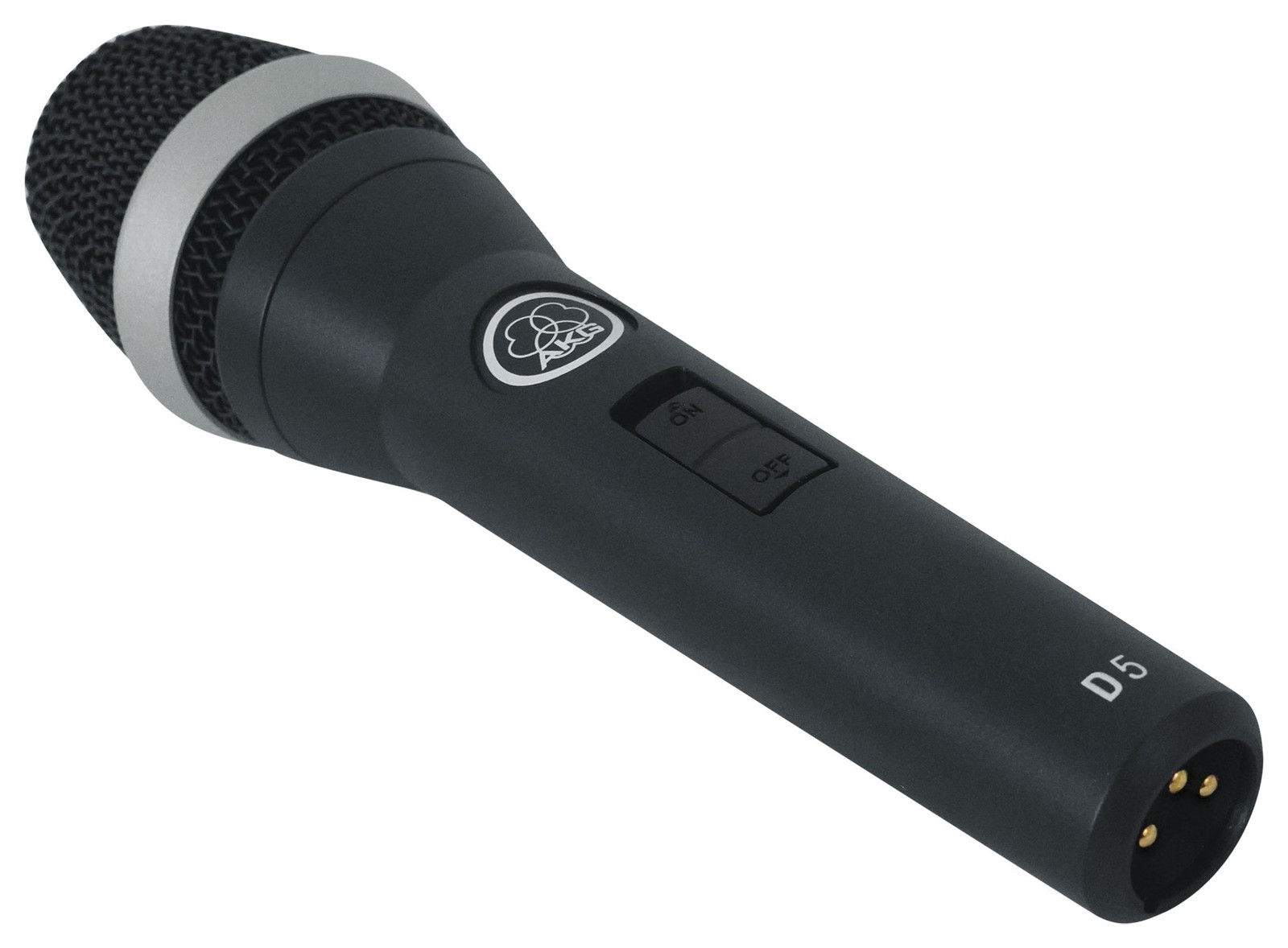 AKG D5S Dynamic Cardioid Vocal Microphone D5 S + Round Base Mic Stand