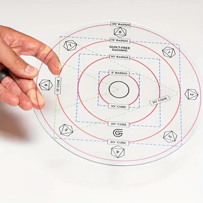 D&D Spell area of effect Template