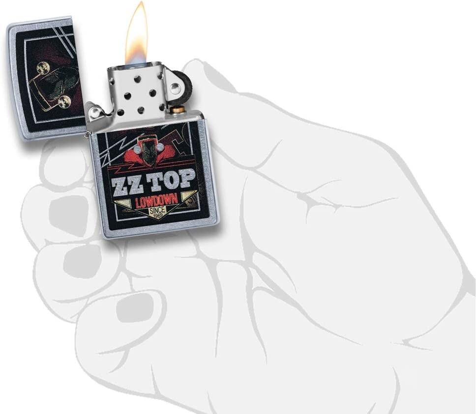 Zippo ZZ Top Street Chrome 49008