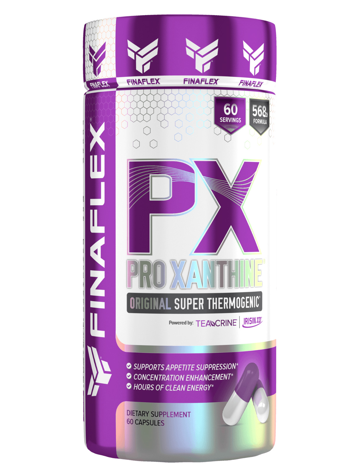 Finaflex PX WHITE PRO XANTHINE / Elite Fat Burner / Weight Loss - 60 Capsules