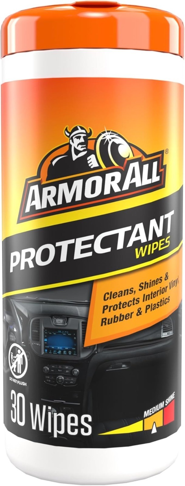 Original Protectant Wipes by Armor All, Car Interior Cleaner Wipes with UV Prote