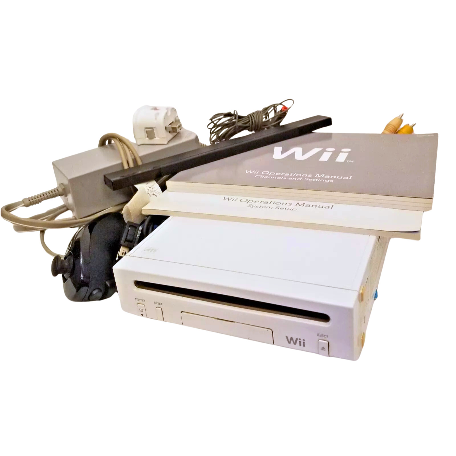 Nintendo Wii Console w/Accessories & Manuals-Used-2006