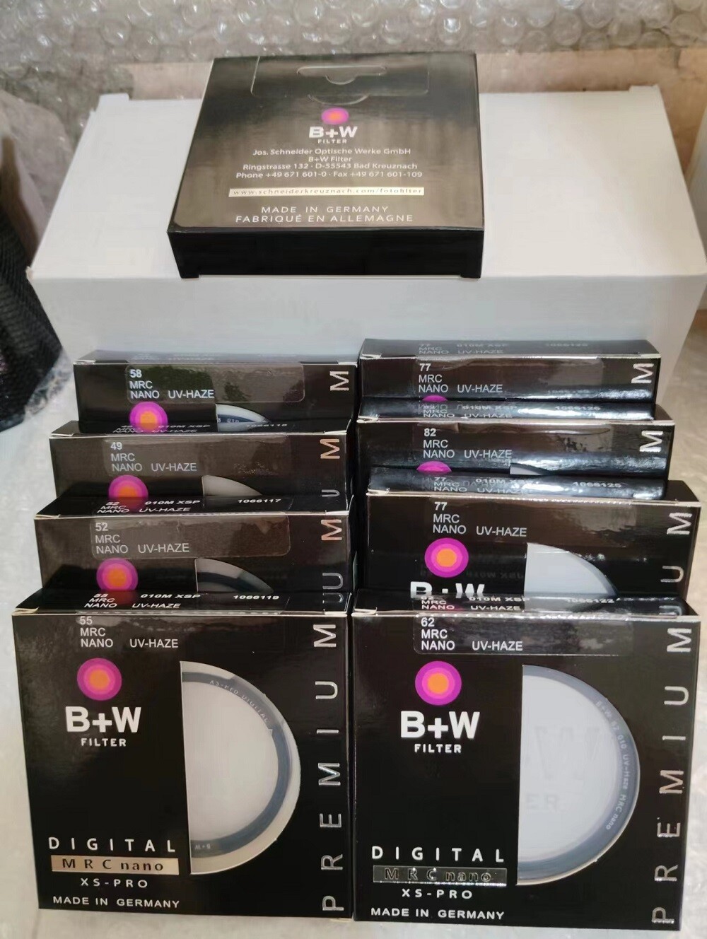 B+W 49_82mm Ultra Thin UV Filter XS PRO MRC Nano HAZE Protective BW Camera Lens