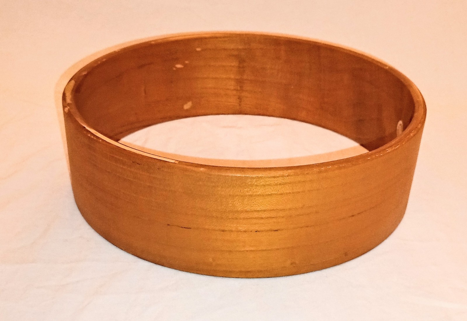 UNMARKED MULBERRY DRUM SHELL - 10-IN DIAMETER - FREE SHIP TO C-USA!