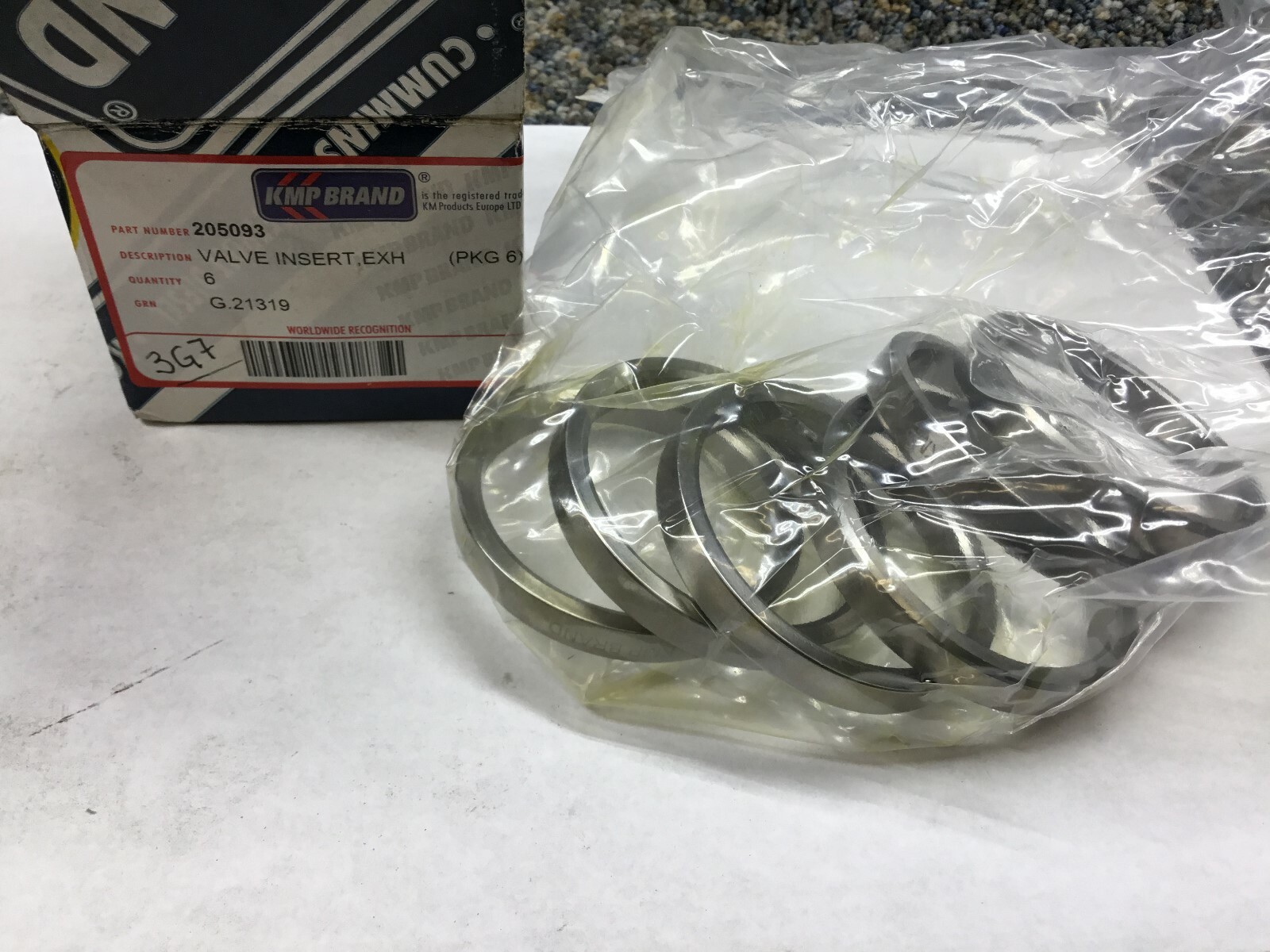 KMP VALVE INSERT EXH 205093 (Box of 6) (Cummins 3023062)