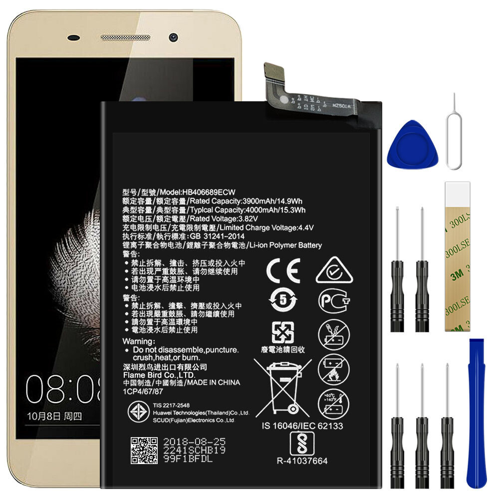 New HB406689ECW Battery For Huawei Y7 Prime / Y7 2017 / Y9 2019 Tool USA