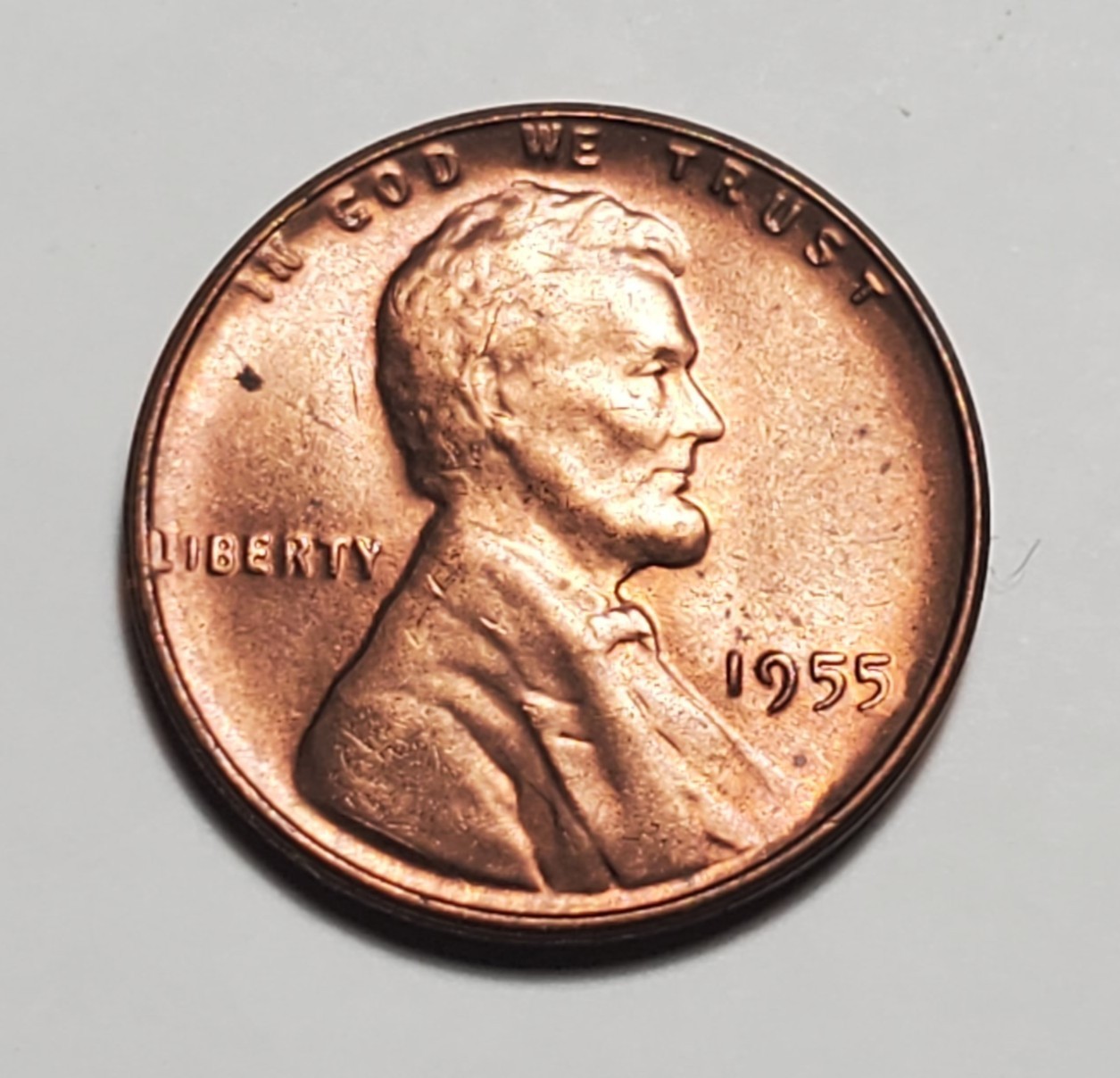 1955 P LINCOLN WHEAT PENNY #C10722
