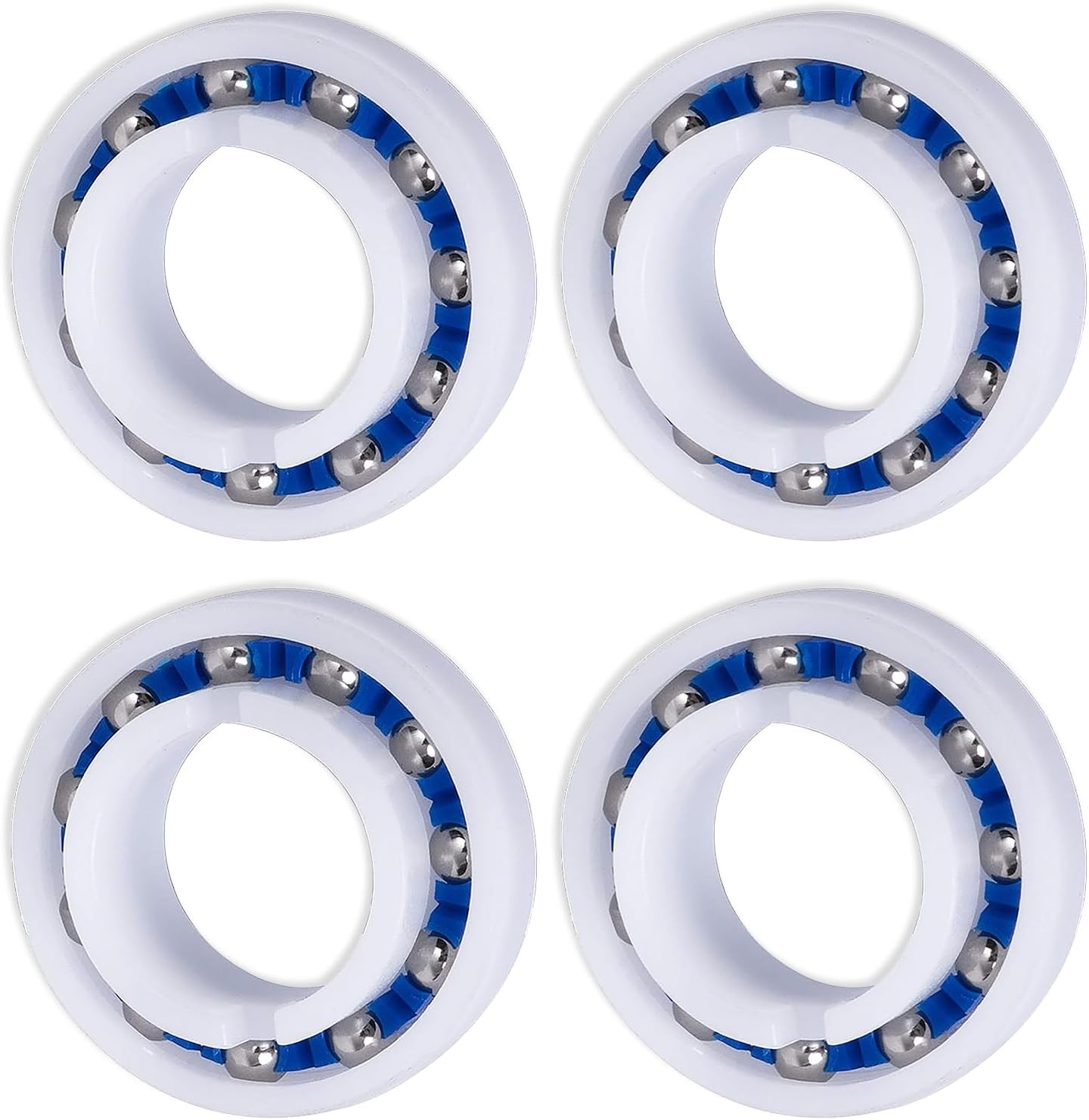 4 Pack Pool Cleaner Engine and Wheel Bearing Kit Compatible with Zodiac MX6 / MX