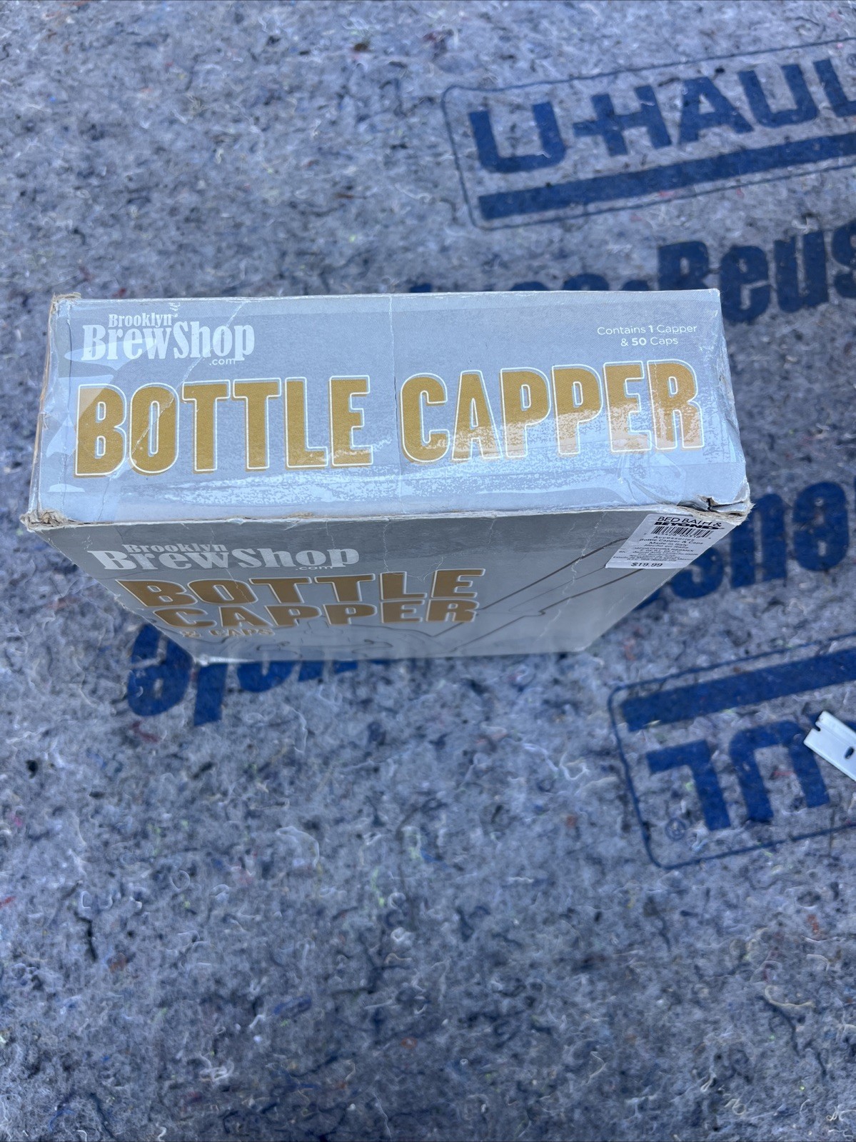 Brooklyn BrewShop Beer Bottle Capper and Caps Set - Damaged Packaging