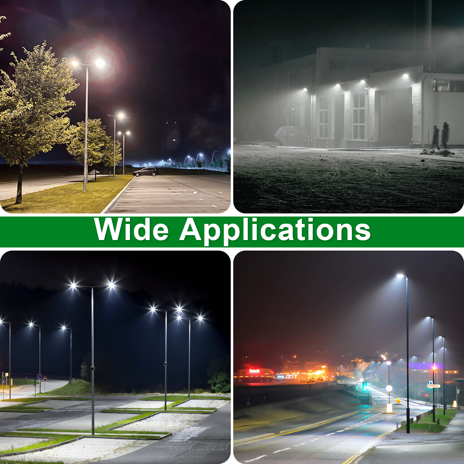 300W LED Shoebox Parking Lot light Fixture 5700K Replace 800W MH Area Road light