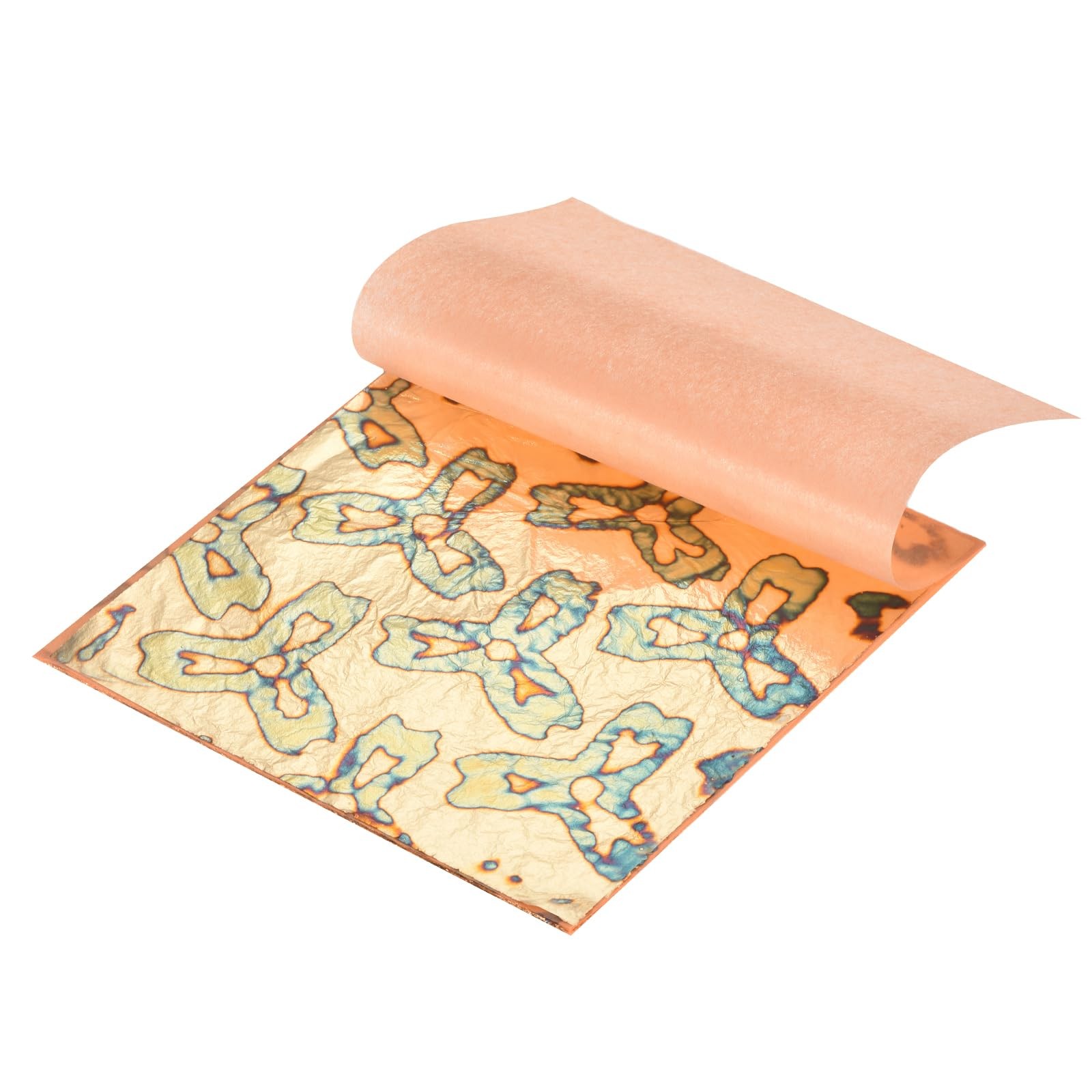 MECCANIXITY Gold Leaf Sheets 3 Leaf Flowers
