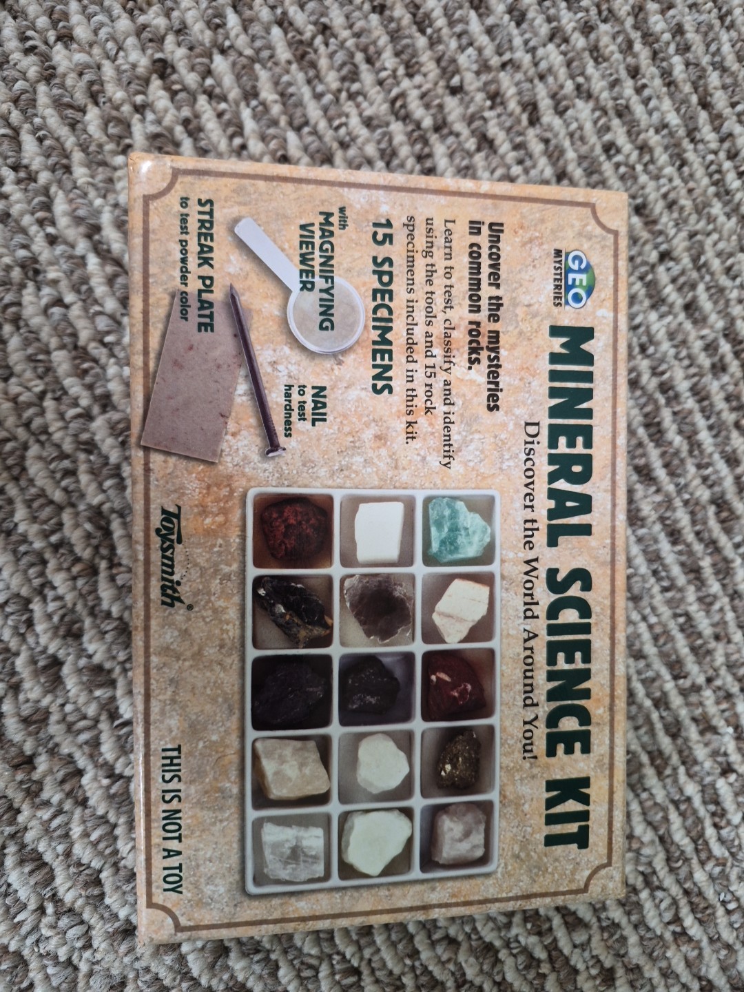 Mineral Science Kit Learning STEM Educational Toy Toysmith