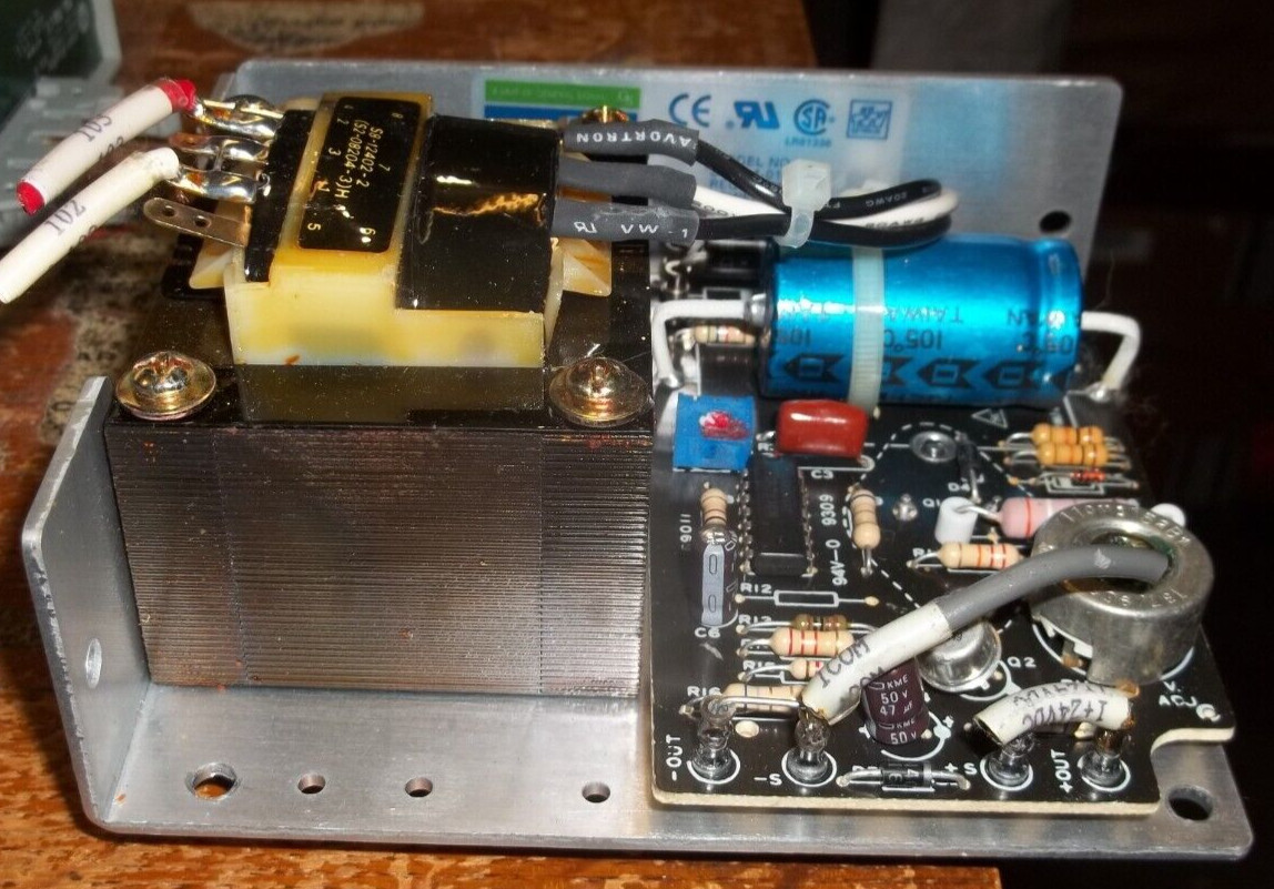 SOLA AC CONNECTION AND RATING TABLE SLS-24-012 REGULATED POWER SUPPLY (WL46-2)