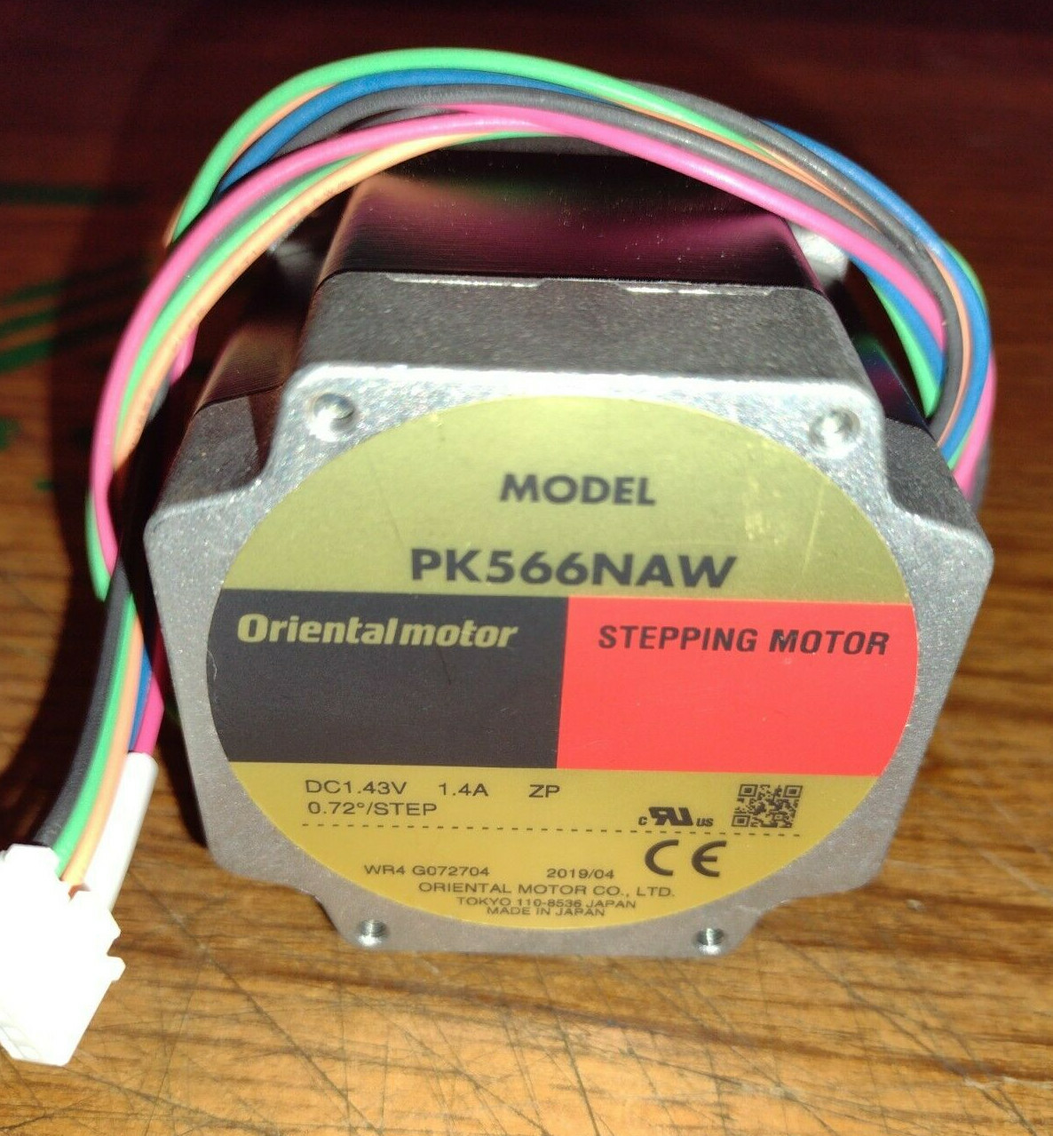 Stepping Motor Model PK566NAW - Oriental Motor - 1.43V 1.4A Fast Shipping! #S175