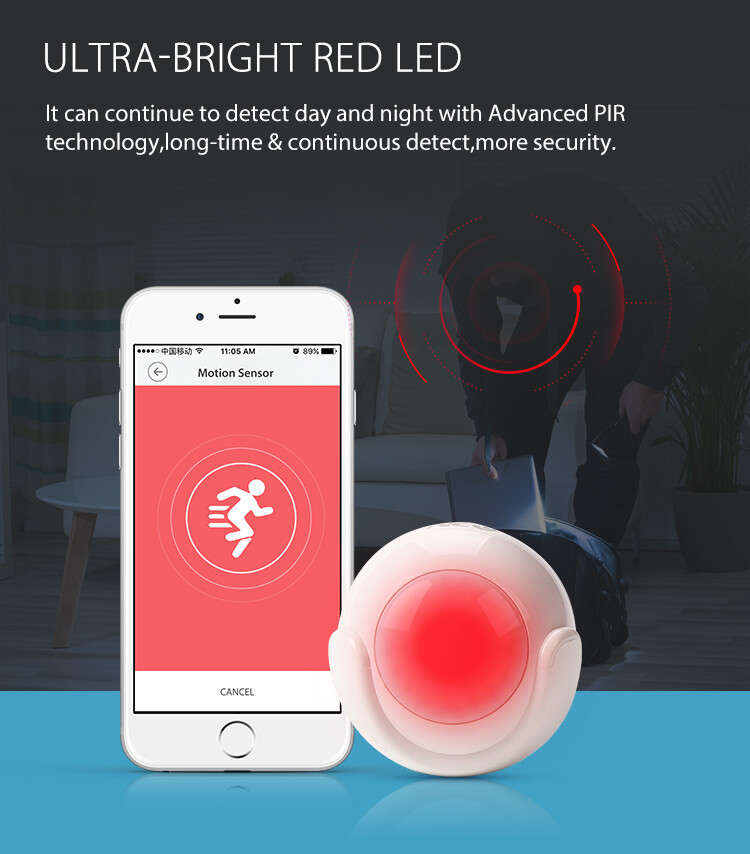 Neo WiFi PIR Motion Sensor Mini Sized Smart Home Security