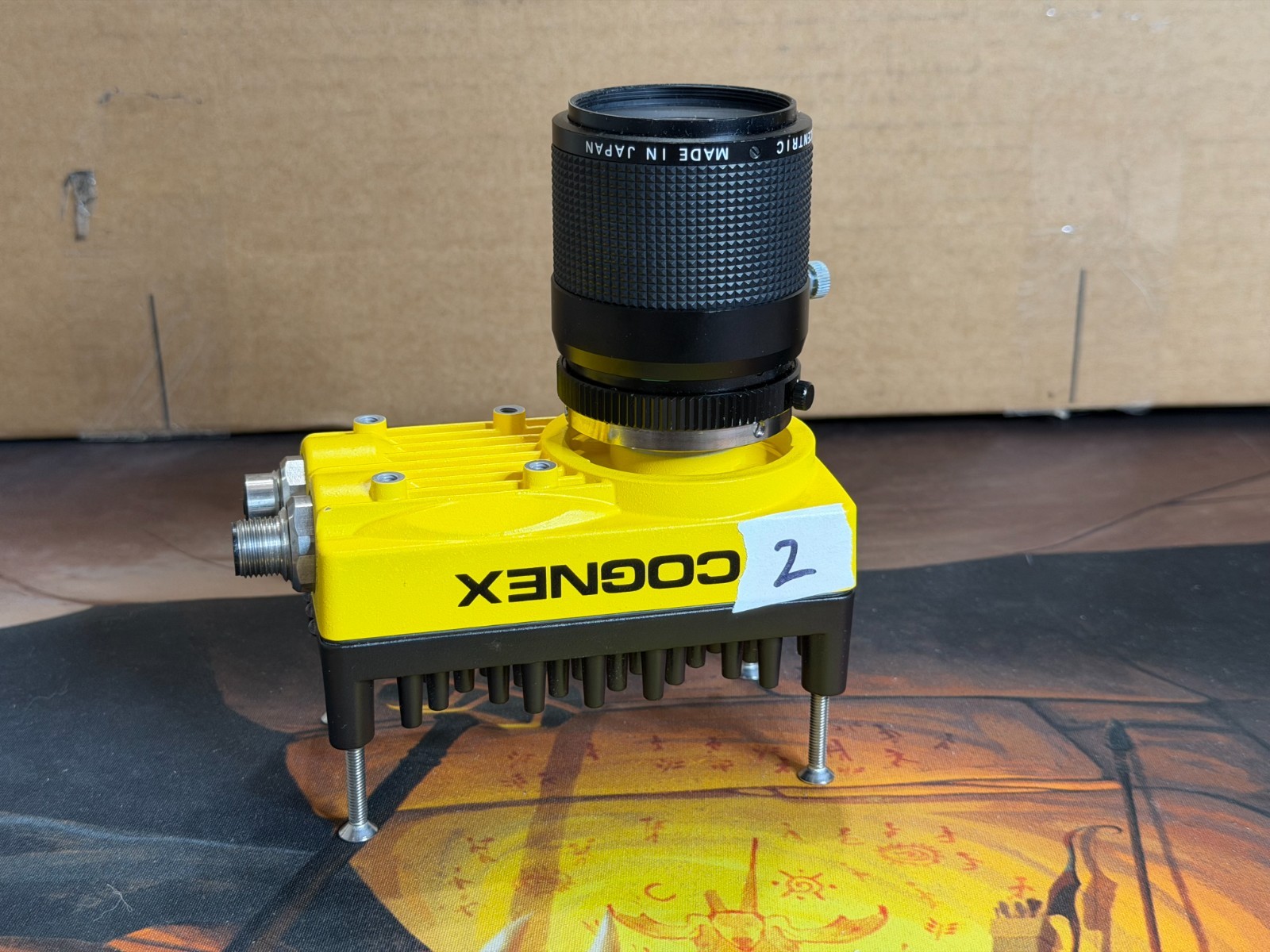Cognex 821-0032-2R Vision Camera w/ Computar TEC-55 55mm Telecentric Lens