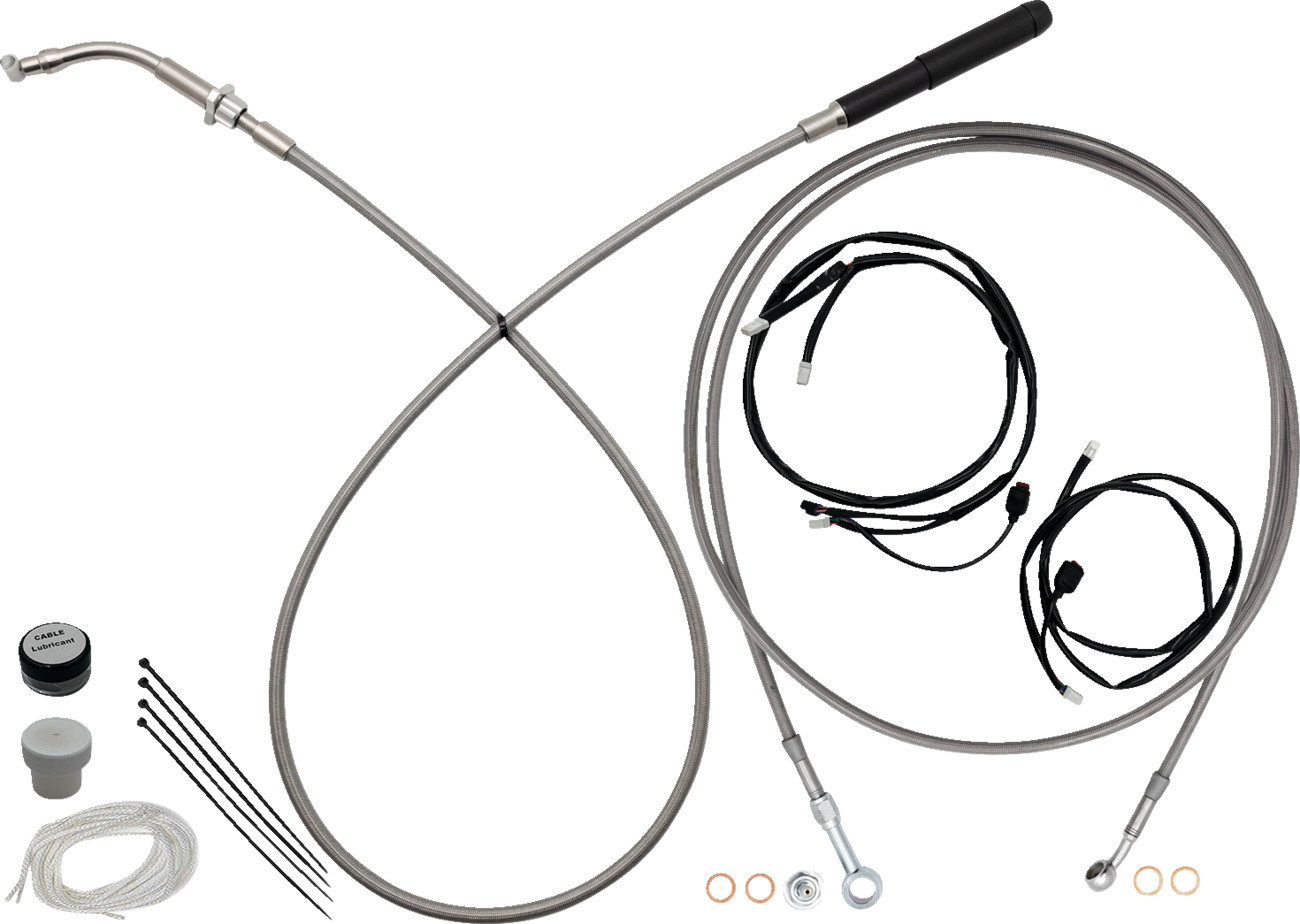 FAT BAGGERS INC. EZ Install Kit - 16" Handlebars - Upper Clutch - Full Length -