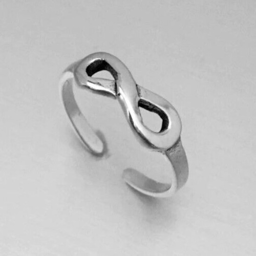 Adjustable Solid Metal Infinity Toe Ring CHRISTMAS GIFT 4 WOMEN'S